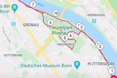 Startnummer 210: Meine Strecke am Rhein