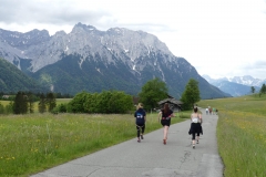 Startnummer 341: Wir sind im schönen Mittenwald im Landkreis Garmisch-Partenkirchen gelaufen.