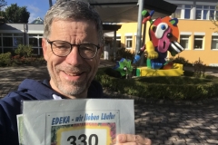 Startnummer 330: Ich war heute zu Besuch in der Nachsorgeklinik Tannheim und bin die 26km gleich dort gelaufen.