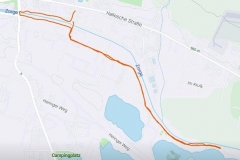 Startnummer 194: Mit Regen und Wind war der Lauf in Nordhausen (Thüringen) fast wie auf Amrum!