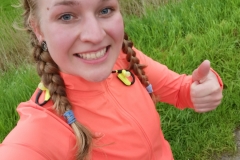 Startnummer 41: Moin von Föhr!
Ich habe heute auf einer Strecke von 26,5 km dem Südwind und dem Regen getrotzt.