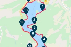 Startnummer 319: Die Sauerländer sind rund um den Hennesee gelaufen und haben immerhin Wellengang, Sturm und Regen erlebt. Also fast wie auf Amrum ;)